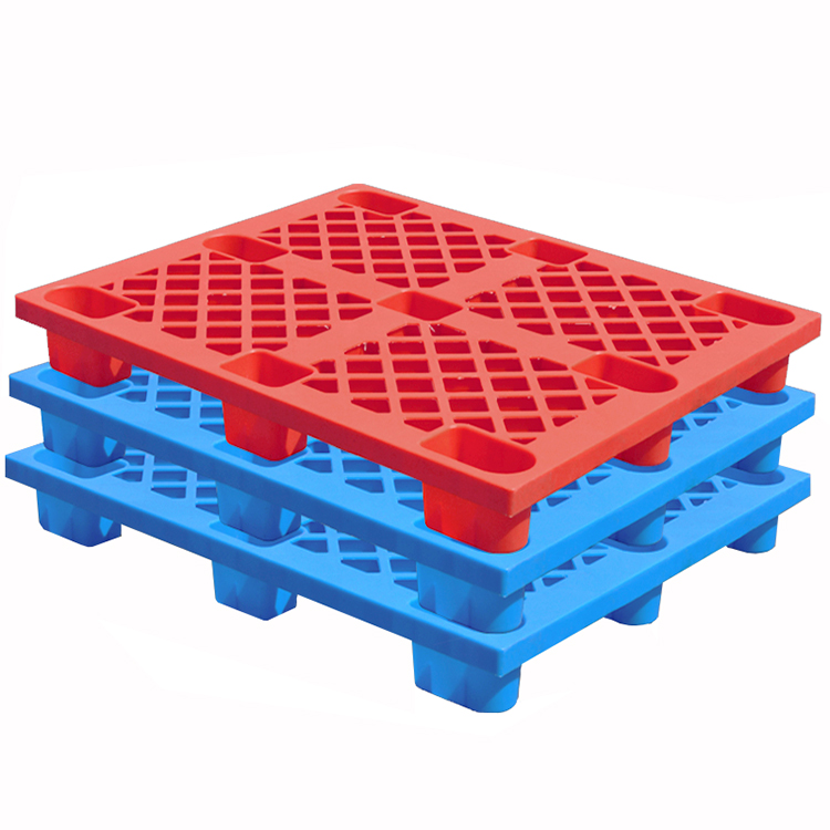 Pallet nhựa, pallet nhựa cốc KT 1200x1000x145 mm (xanh)