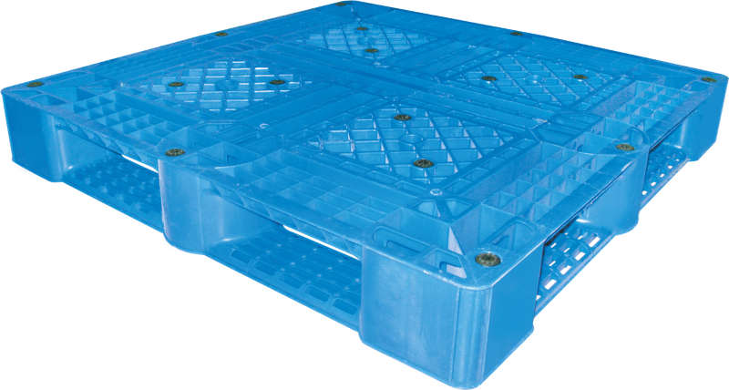 Pallet nhựa liền khối KT  1100x1100x150 mm (loại 2)