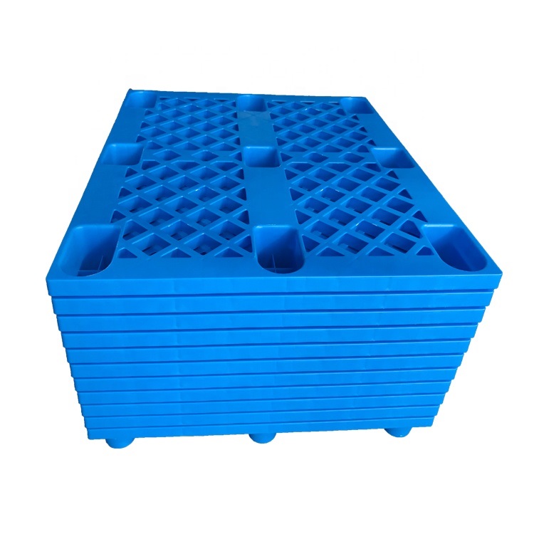 Pallet nhựa, pallet nhựa cốc KT 1200x1000x145 mm (xanh)