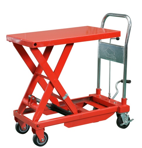 Xe nâng mặt bàn 350kg nâng cao 1300mm